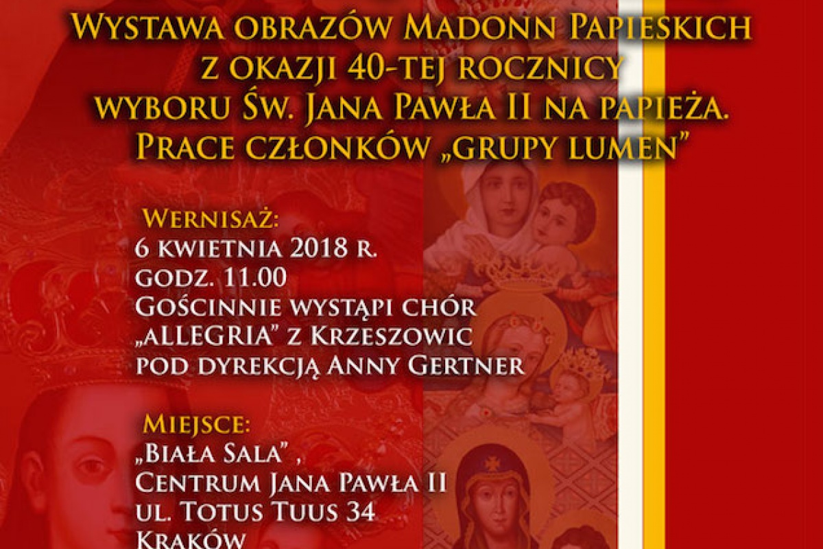 wystawa madonny papieskie